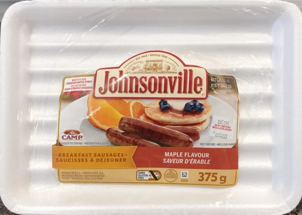 Saucisses à dejeuner saveur d’érable