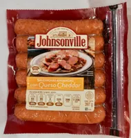Johnsonville salchichas ahumadas con queso cheddar