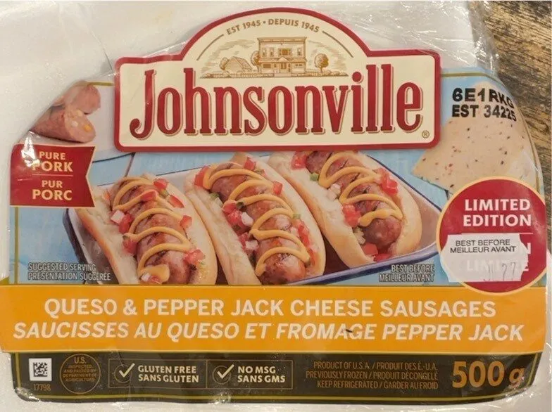 Queso & Pepper Jack Cheese Sausages
