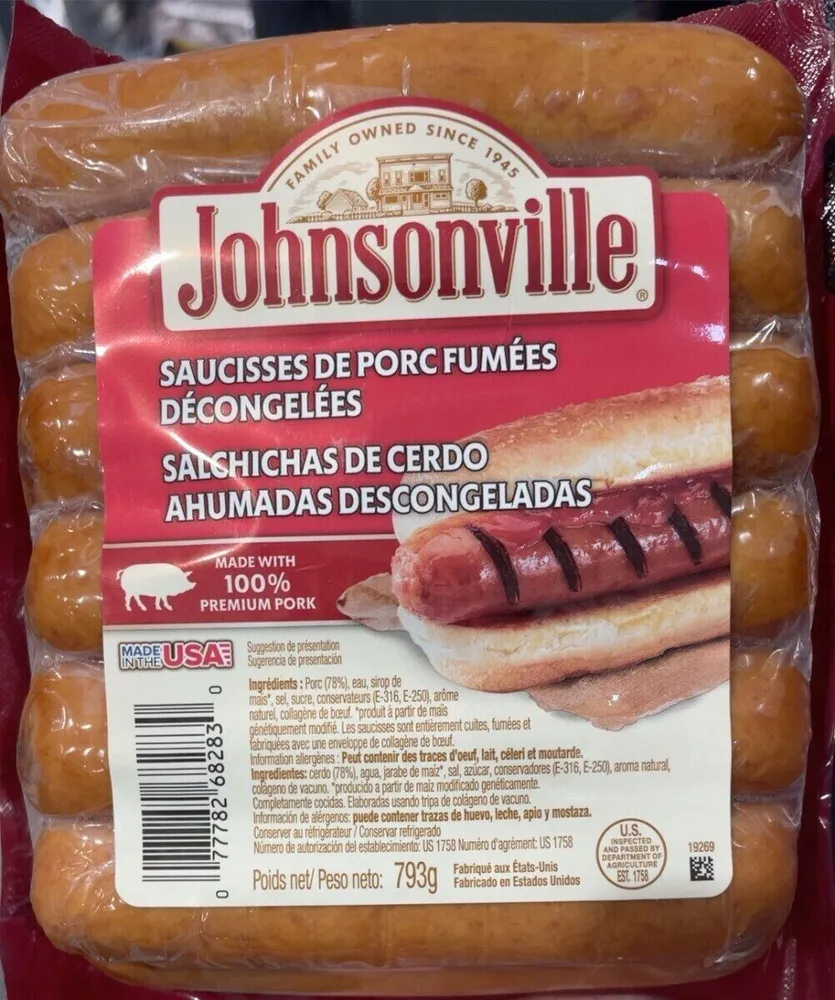 Saucisse de porc fume