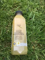 M&S smoothie mango pineapple & passion friit