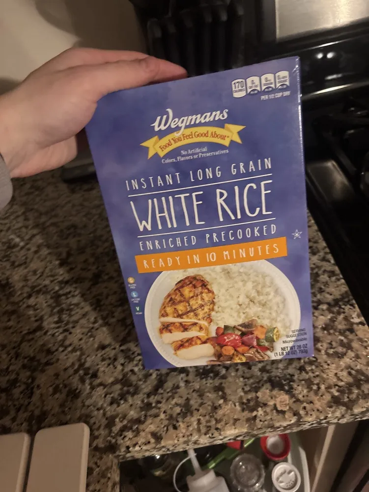 Instant Long Grain White Rice Enriched Precooked