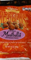 Oven-baked meatballs with Romano cheese