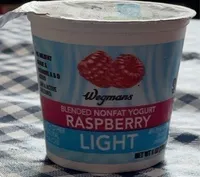 Light Raspberry Blended Nonfat Yogurt