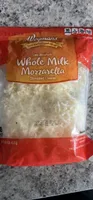Low-Moisture Whole Milk Mozzarella Shredded Cheese