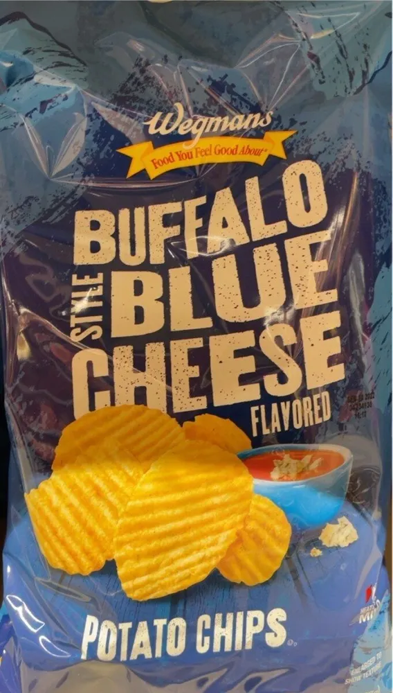 Buffalo Style Blue Cheese Flavored Potato Chips