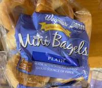Plain mini bagels