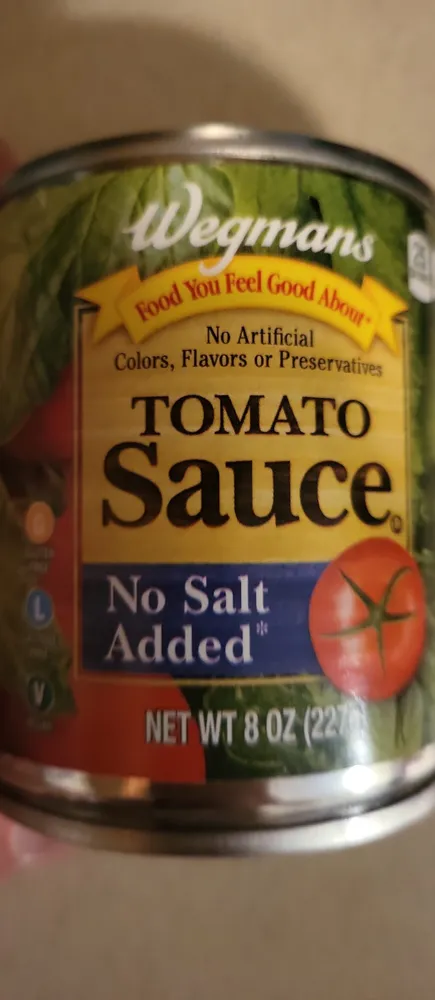 Wegmans tomato sauce