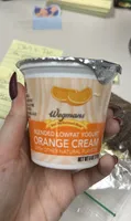 Orange cream yoghurt