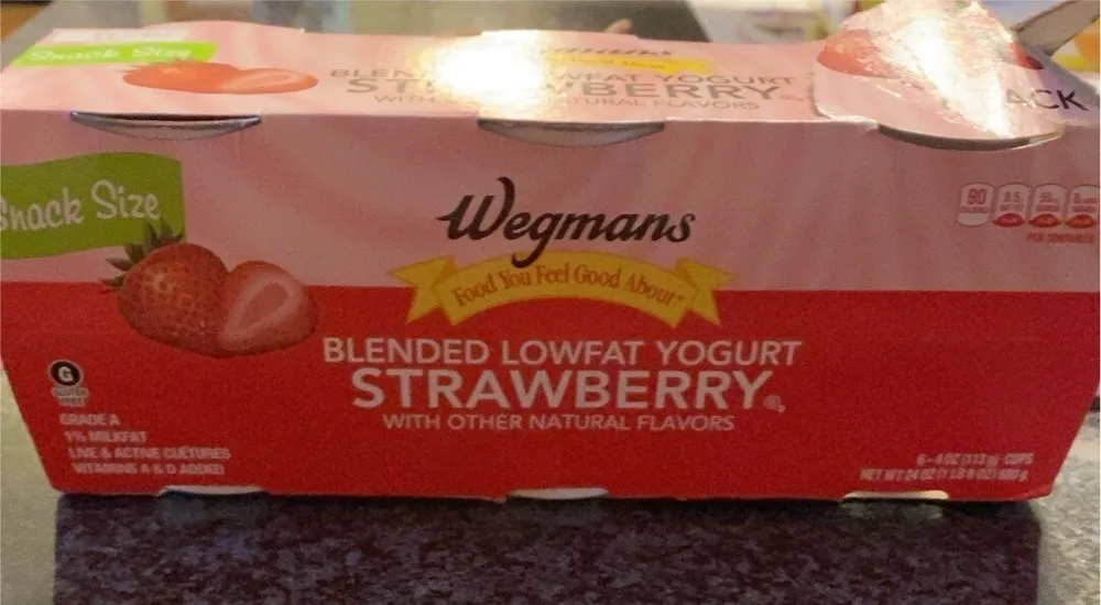 Blended Lowfat Strawberry Yogurt