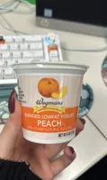 Peach yogurt