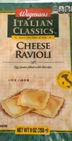 Cheese ravioli