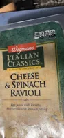 cheese & spinach ravioli