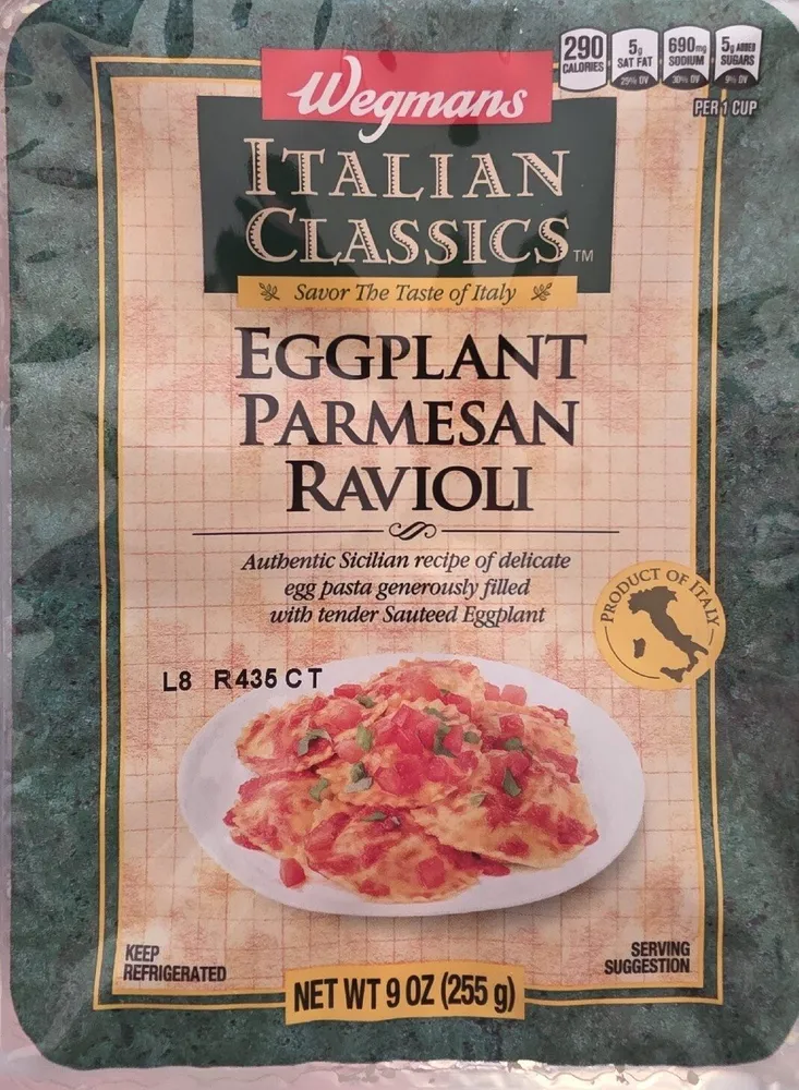 Eggplant Parmesan Ravioli