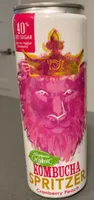 Cranberry Peach Kombucha Spritzer