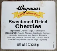 Sweetened dried cherries