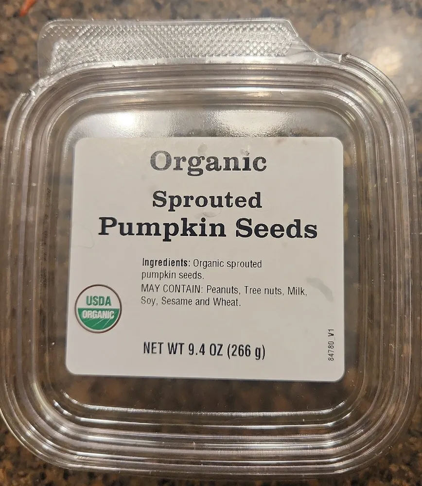 Organic Sprouted Pumpkin Seeds