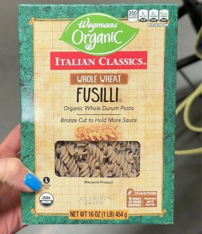 Whole wheat fusilli