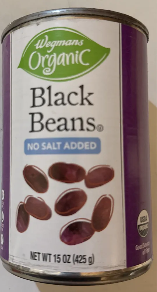 Organic Black Beans - No Salt Added