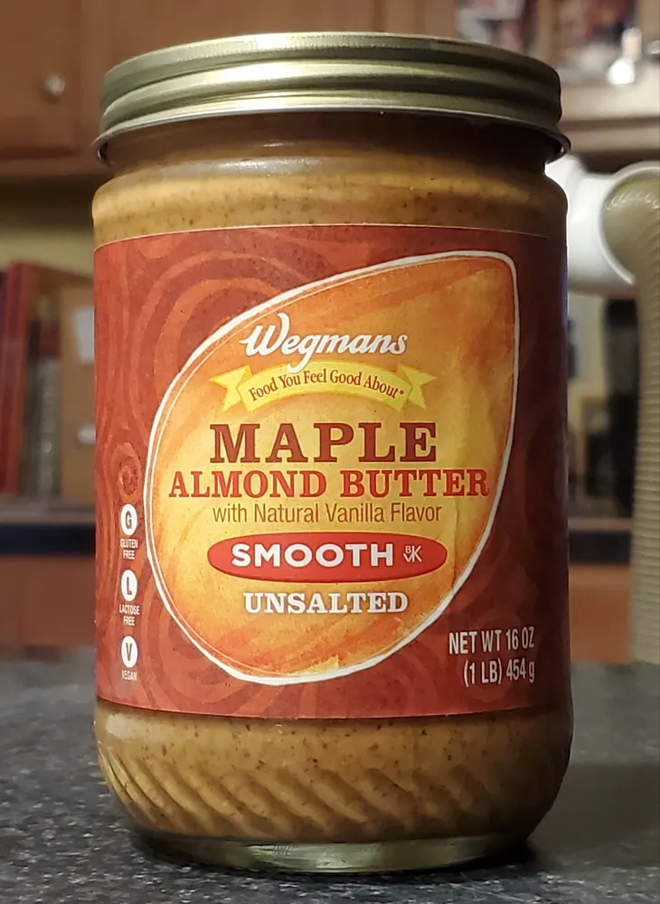Maple Almond Butter with Natural Vanilla Flavor