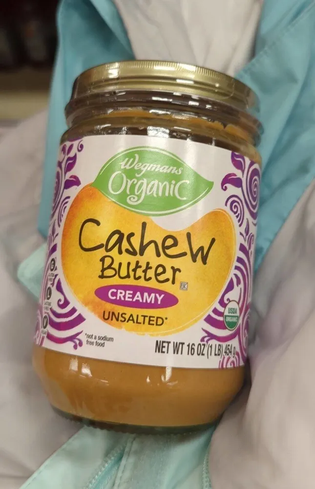 Creamy Unsalted Cashew Butter
