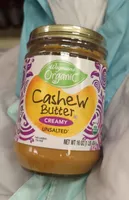 Creamy Unsalted Cashew Butter