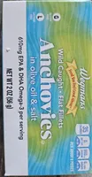 Wegmans wild caught flat filles anchoviescaught