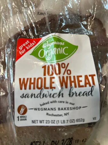 Organic 100% Whole Wheat