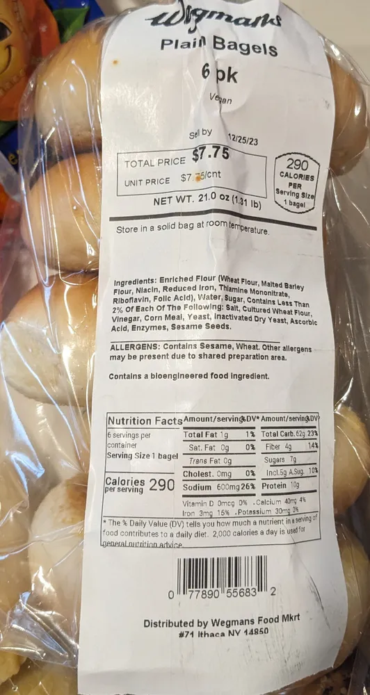 Plain Bagels