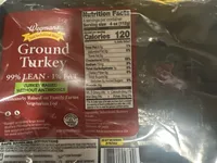 Ground Turkey 99% Lean 1% Fat