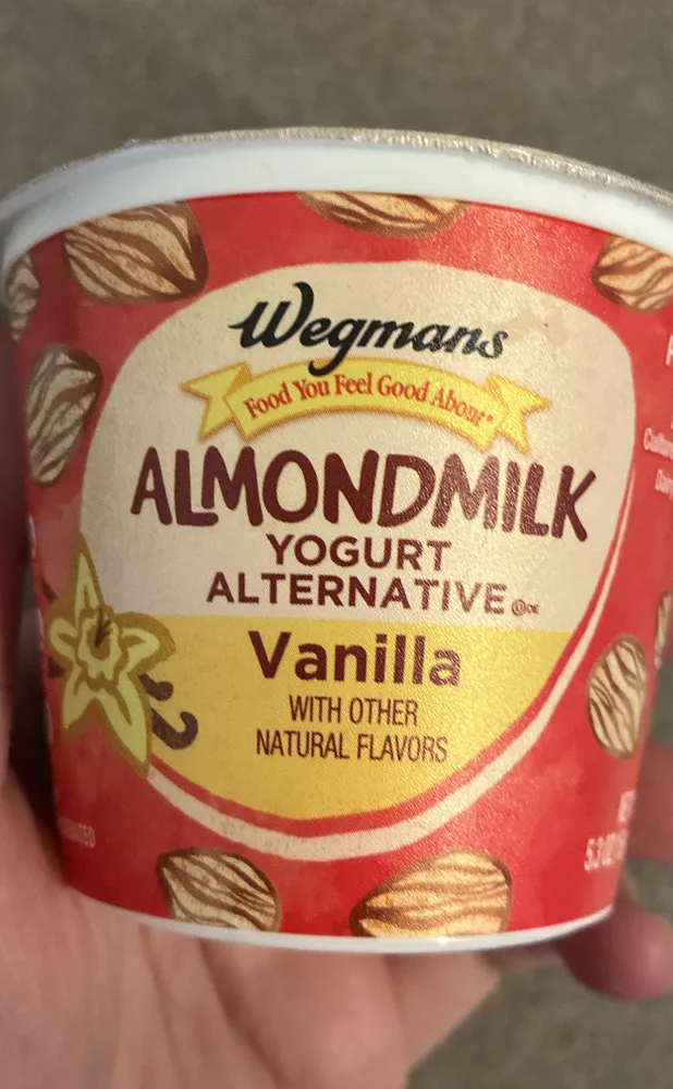 Almond milk yogurt