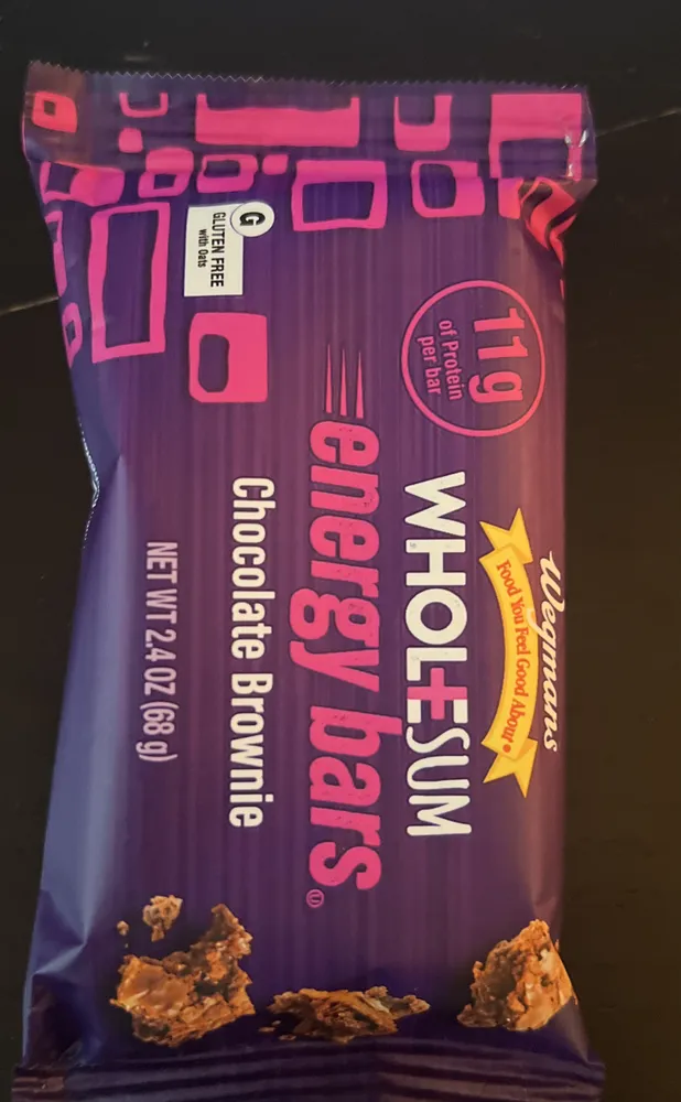 Wholesum Energy Bars Chocolate Brownie