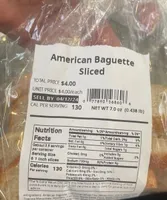 American Sliced Baguette
