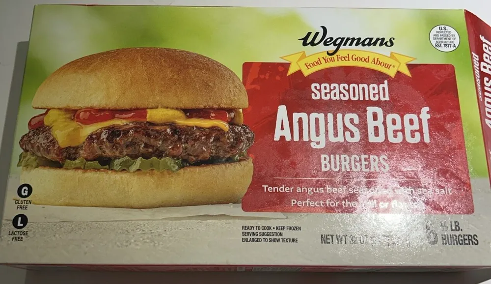 Wegmans Seasoned Angus Beef Burger