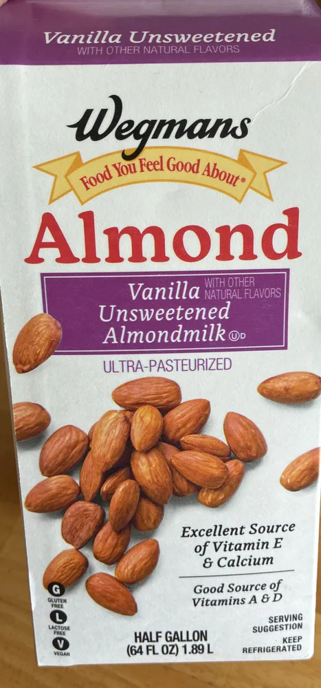 Almond Milk Vanilla Unsweetened