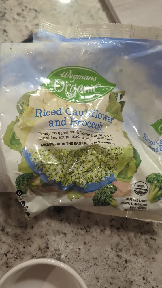 Riced Cauliflower And Broccoli