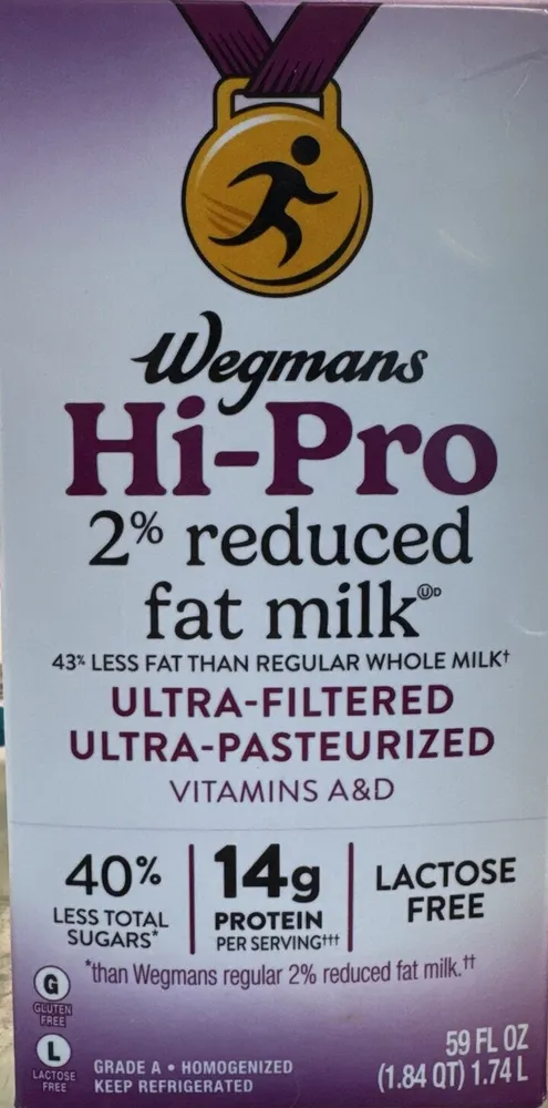 2% reduced fat milk