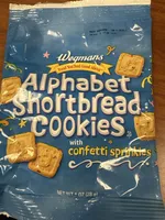 Alphabet Shortbread Cookies