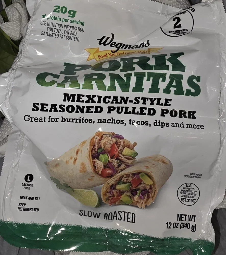 Pork Carintas Mexican-Style seasoned pulled pork