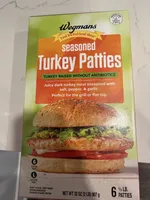 Turkey Burger Seasoned