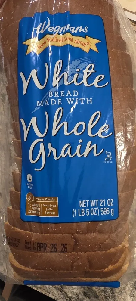 White Bread Made Wirh Whole Grain