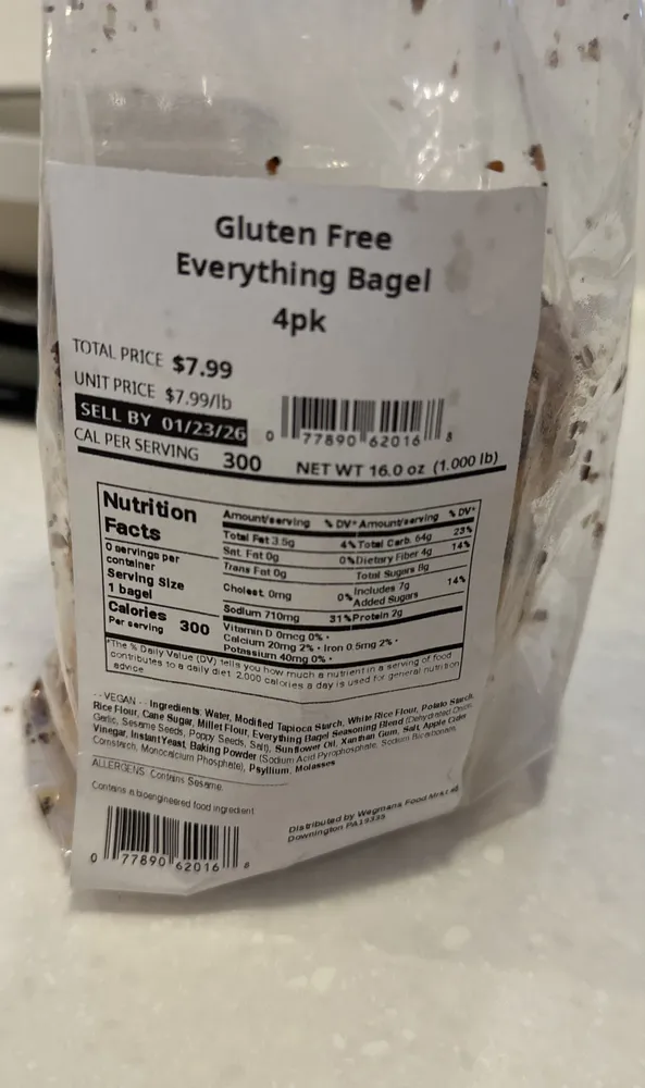 Gluten Free Bagel