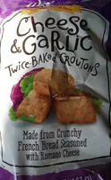 Cheese & Garlic Twice Baked Croutons