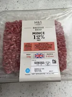 British beef 12% fat mince