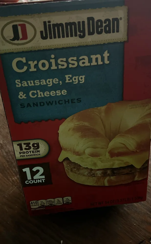Croissant Sausage, Egg & Cheese Sandwiches