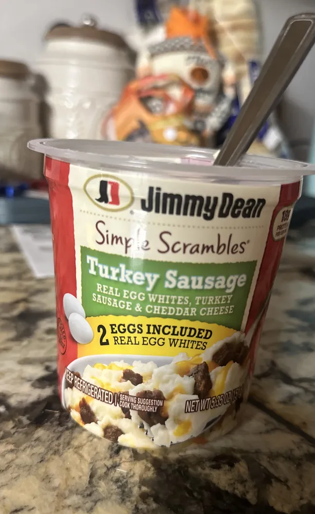 Simple Scrambles Turkey Sausage
