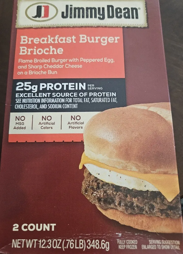 Breakfast Burger Brioche