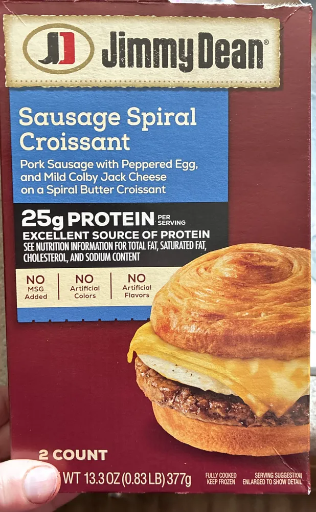 Sausage Spiral Croissant