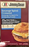 Sausage Spiral Croissant