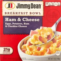 Breakfast Bowl Ham & Cheese Eggs, Potatoes, Ham & Cheddar Cheese